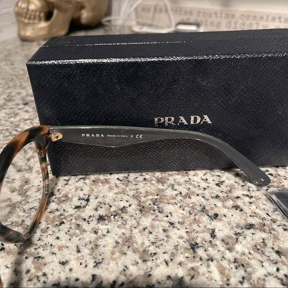 Prada Tortoise Green Eyeglasses - Picture 6 of 8